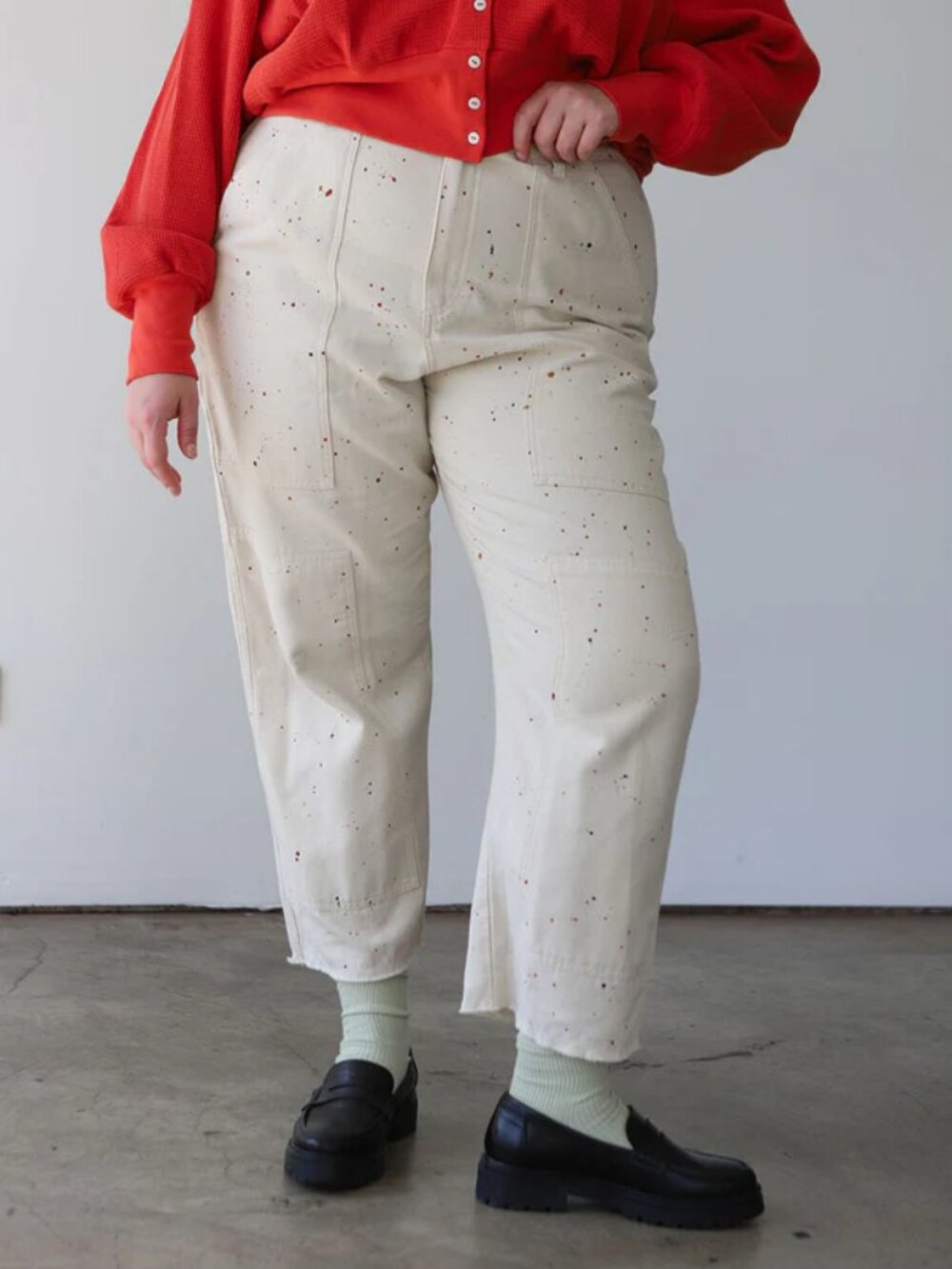 Noble Artist Pant in Splatter Print Large